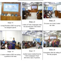 A two days Video Campaign and Research Paper Presentation and Discussions on Role of Youth in Peace Building organized by BEI on 26-27 April 2019 at the University of Rajshahi