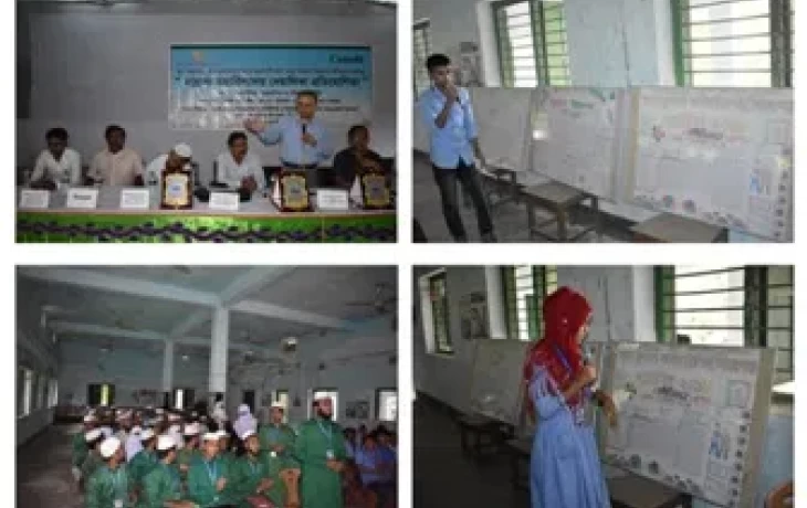 BEI organised a Madrassa-College Wallpaper Competition on the theme – Social Cooperation, Peace and Harmony for Preventing Violent Extremism in BRDB Auditorium, Upazila Council, Ullapara Upazila, Sirajganj on 23 September 2018