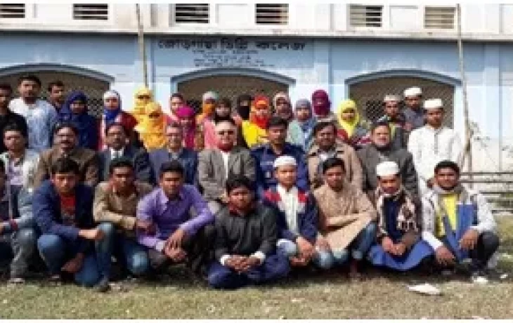 BEI organised a three day training workshop entitled ‘Role of Youth in Preventing Radicalization and Violent Extremism’ from 24-26 January 2018 in Santhia Upazila, Pabna