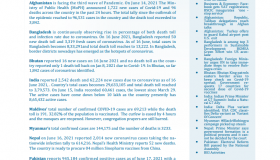 BEI Weekly News Highlights: Brief Highlights on Current Issues of South Asia, June 11, 2021-June 17, 2021