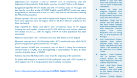 BEI Weekly News Highlights: Brief Highlights on Current Issues of South Asia, July 30, 2022-August 06, 2022