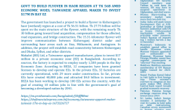 BEI Weekly News Highlights Brief Highlights on Current Issues of South Asia, January 01, 2023-January 11, 2023
