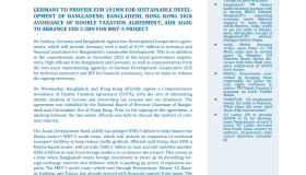 BEI Weekly News Highlights Brief Highlights on Current Issues of South Asia, August 27, 2023-September 05, 2023