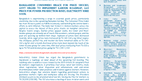 BEI Weekly News Highlights Brief Highlights on Current Issues of South Asia, 26 February 2024-03 March 2024