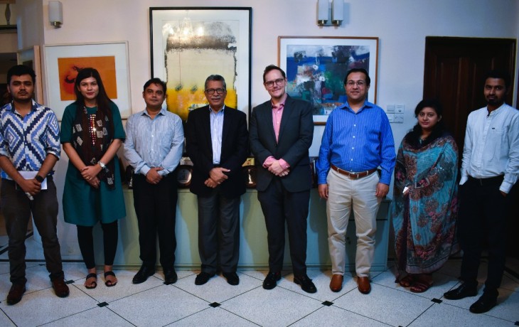 Jan-Rolf Janowski, Chargé d'affaires (a.i.), German Embassy Dhaka, visited BEI, on July 4, 2024