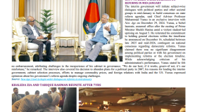 BEI Weekly News Highlights Brief Highlights on Current Issues in South Asia, 01-10 January 2025