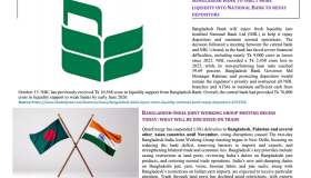 BEI Weekly News Highlights - Brief Highlights on Current Issues in South Asia, 4-8 October 2026